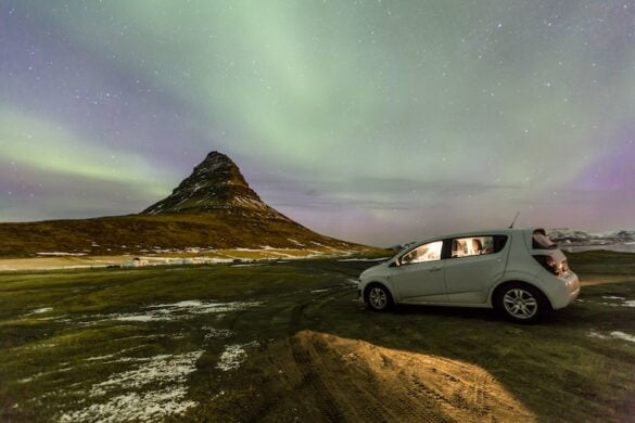 Go on a winter road trip and see if you can catch the northern lights.