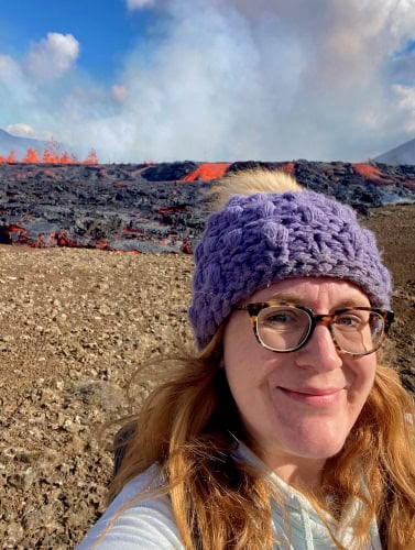 Volcano selfie! 