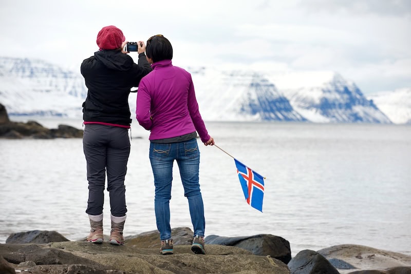 Enjoying the wonder that is Iceland in the winter.