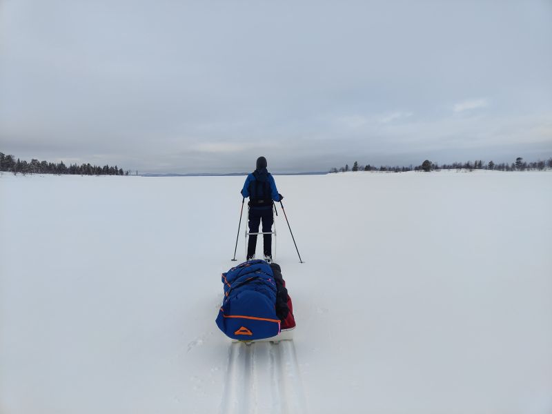 Katharina Kneip treks across Norway.