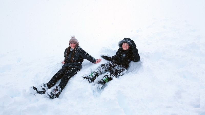 Playing in snow raises your happiness level about 500% 