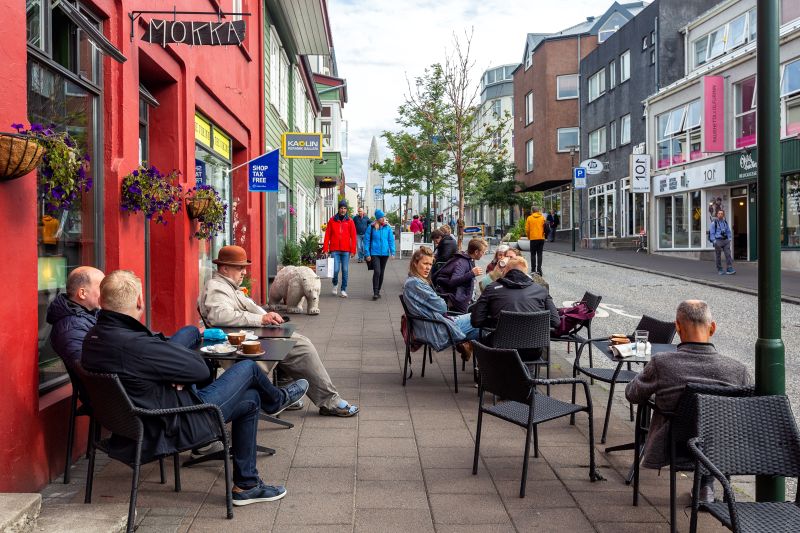 Reykjavik street scene