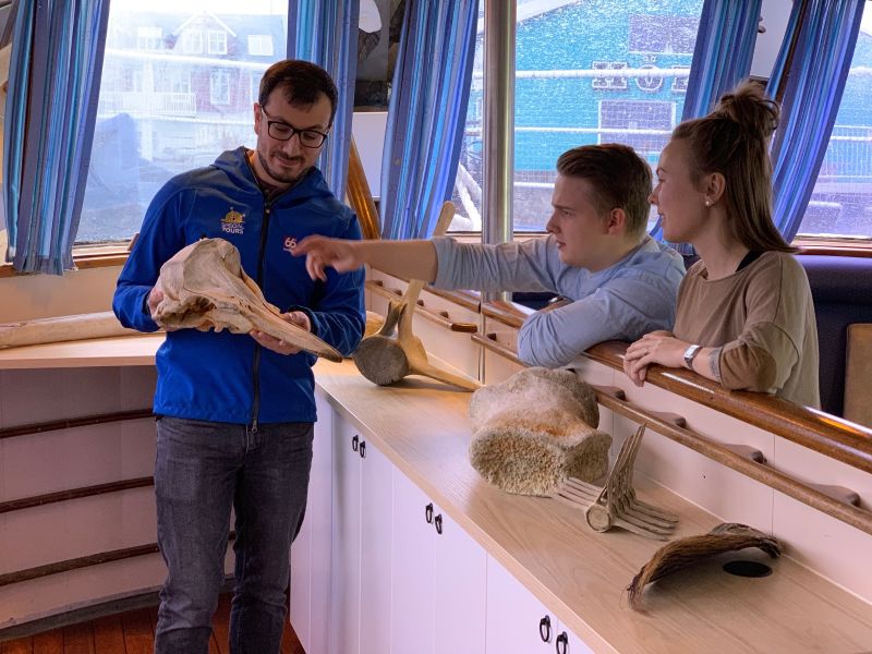 Learning about Iceland's whales. Photo by Special Tours.