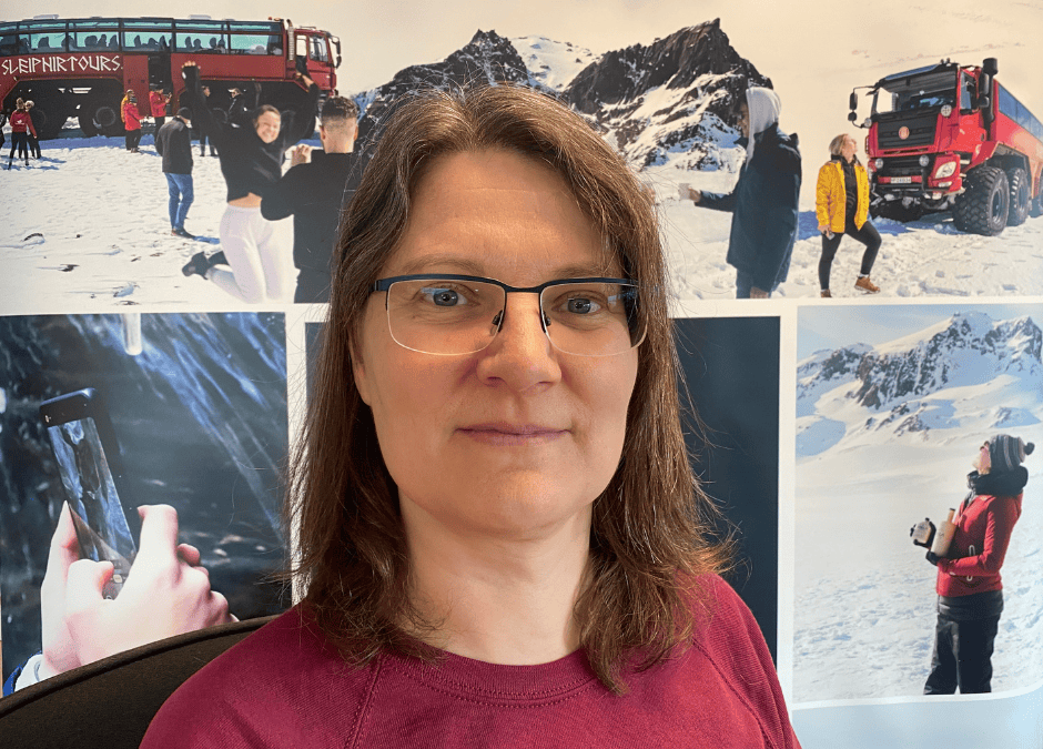 Silke Freudenberger leads you to the white wilderness of Langjokull glacier