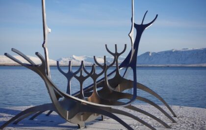 The Sun Voyager in Reykjavik.