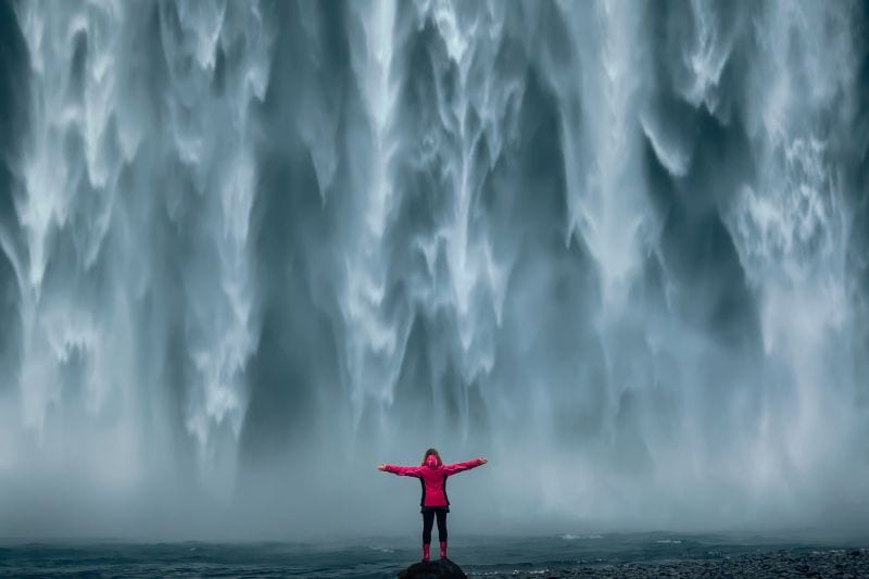 In Iceland, the water is clean and plentiful.